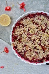 Claire Andreewitch crumble prunes