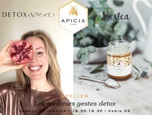 Atelier détox Nadine Andreewitch et Apicia