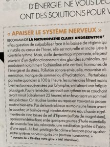 Parution dans Elle décembre 2019