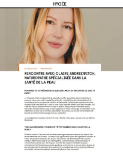 Hygée Article Claire Andreewitch 6 juillet 2022